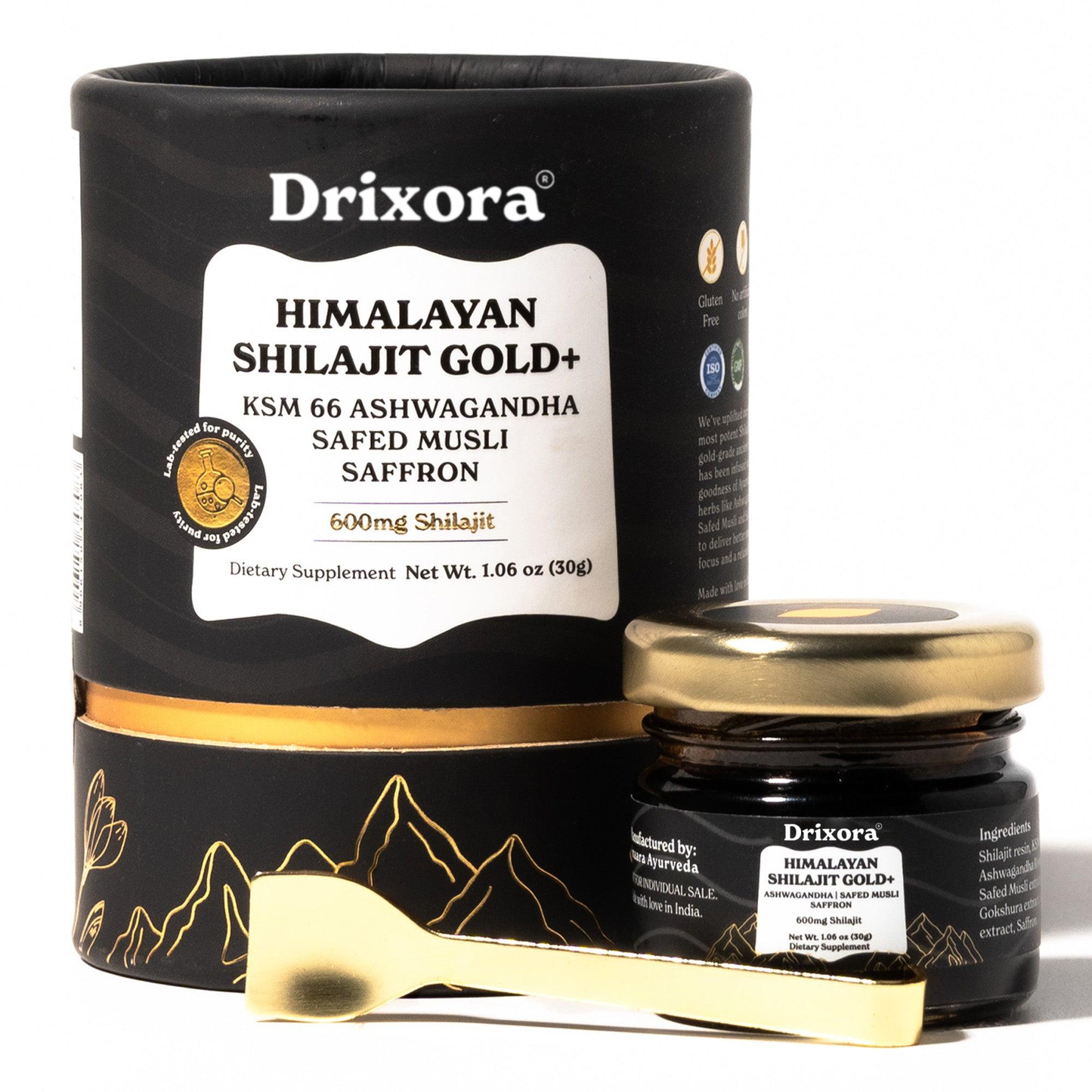 DRIXORA® GOLD+ Himalayan Shilajit Resin