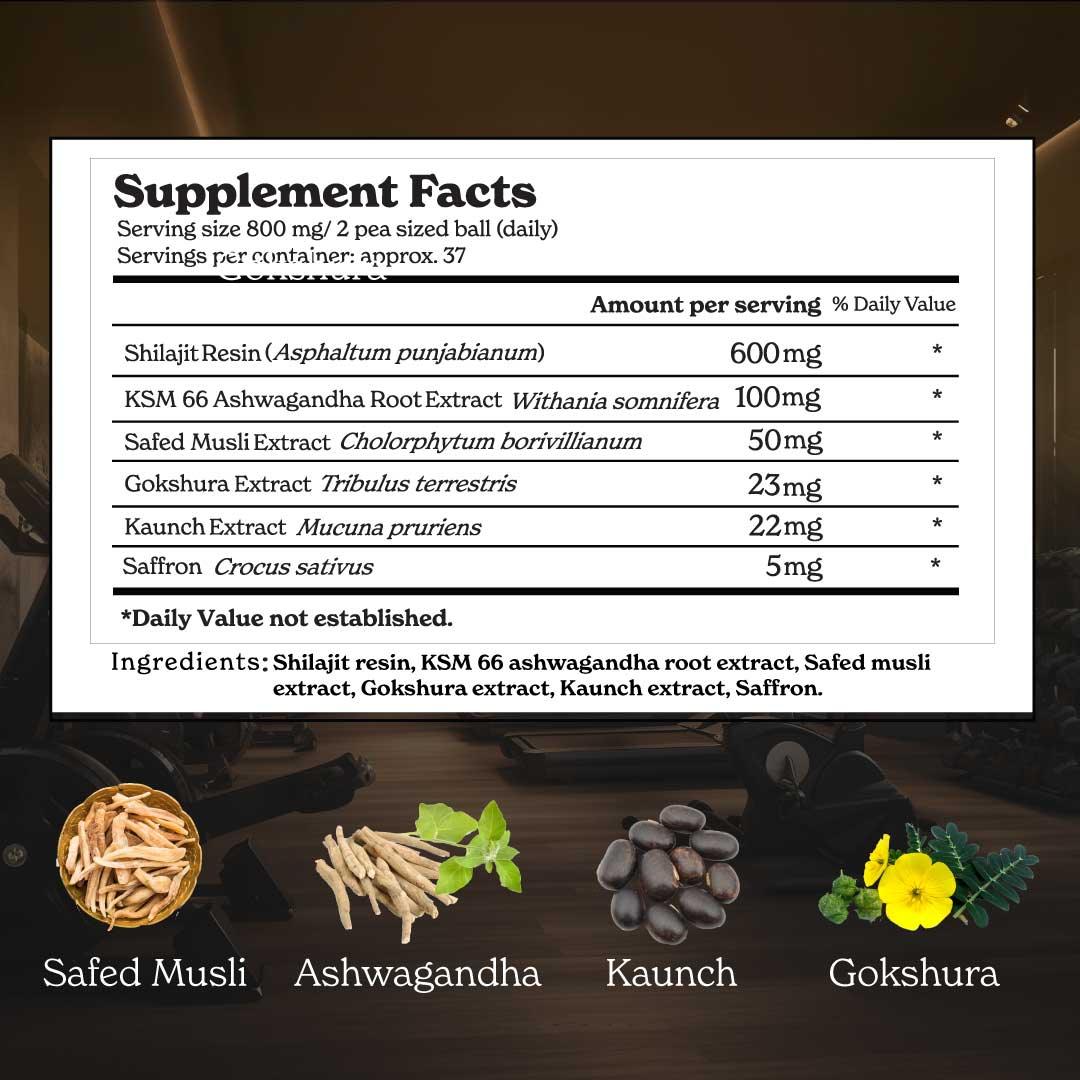 DRIXORA® GOLD+ Himalayan Shilajit Resin