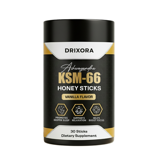 DRIXORA® KSM-66 Ashwagandha Honey Sticks