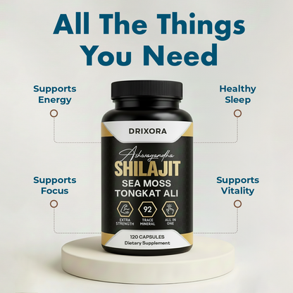 DRIXORA® GOLD+ Shilajit Capsules