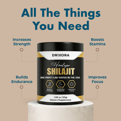 DRIXORA® Pure Himalayan Shilajit Resin