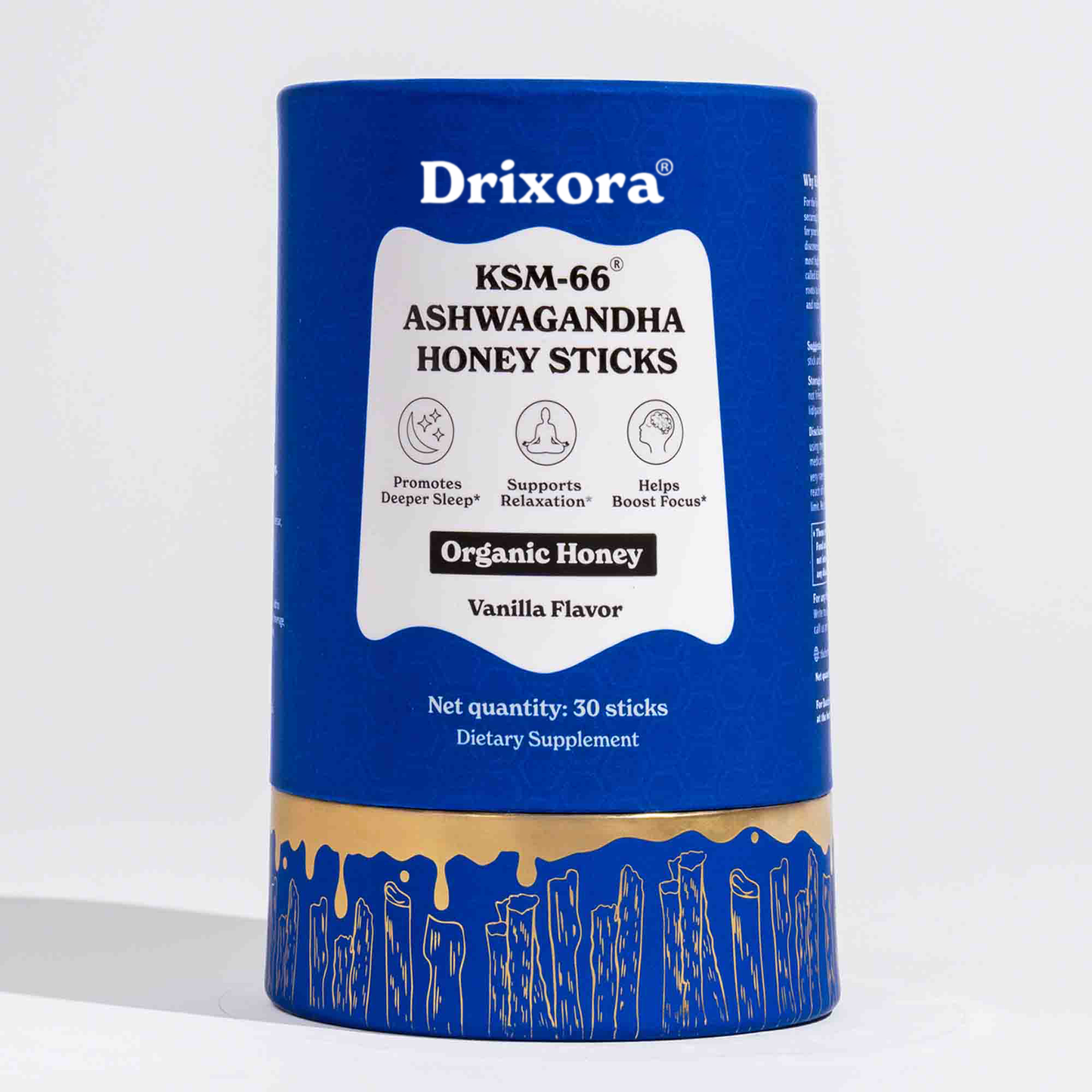 DRIXORA® KSM-66 Ashwagandha Honey Sticks