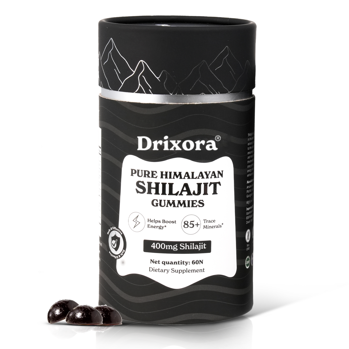 DRIXORA® Pure Shilajit Resin Gummies