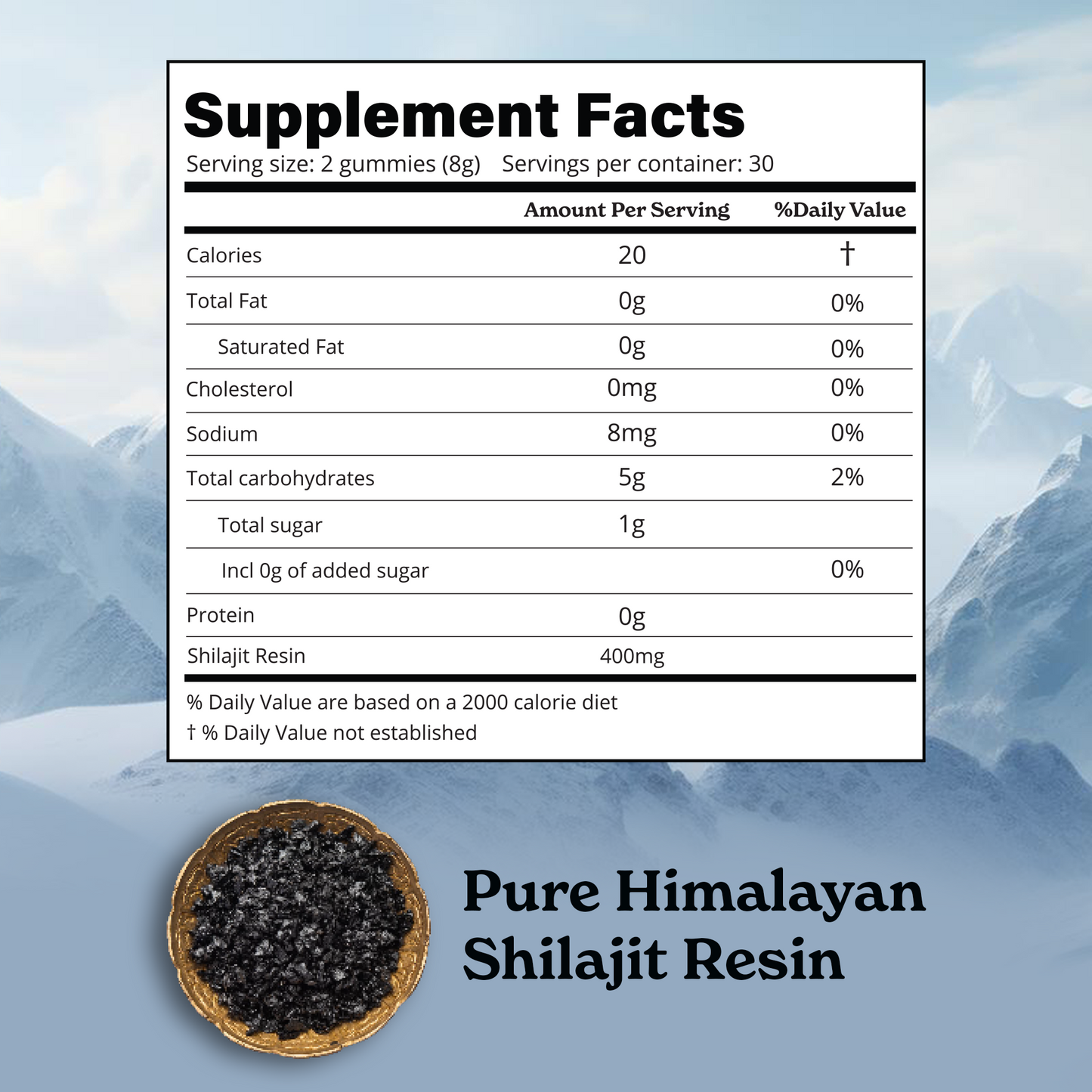 DRIXORA® Pure Shilajit Resin Gummies