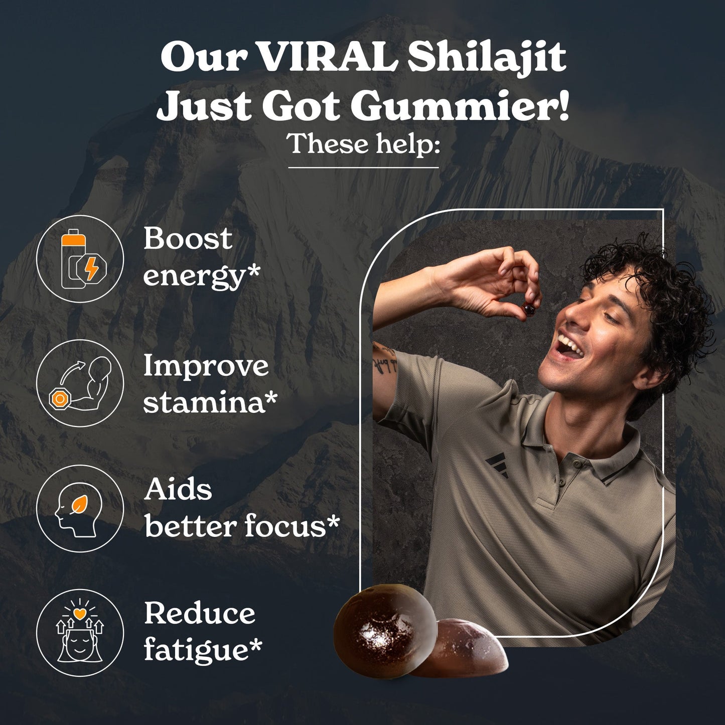 DRIXORA® Pure Shilajit Resin Gummies
