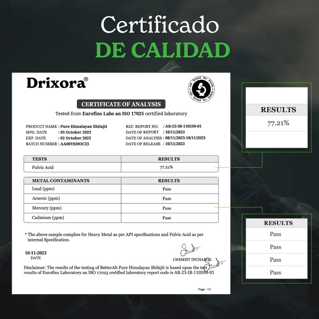 DRIXORA® Himalayan Shilajit Resin